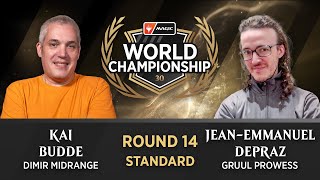 Round 14  Kai Budde vs JeanEmmanuel Depraz  Standard  MTGWorlds [upl. by Enneire202]