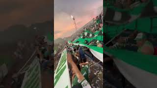 HINCHADA DE MANDIYU LA BANDA ALGODONERA Y LUIS  DE CORRIENTES ARGENTINA [upl. by Alhan]