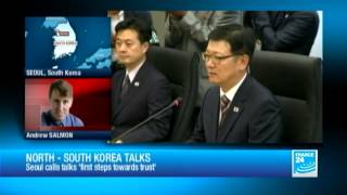 NorthSouth Korea talks meeting begins on reopening Kaesong industrial zone  07102013 [upl. by Trinetta165]