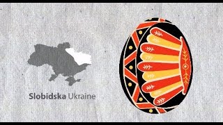 Traditional Ukrainian pysanka Easter eggs by region [upl. by Etnahc511]