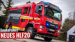 LENTNER HLF20  Feuerwehr Leukersdorf [upl. by Nyret748]