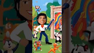 michael jackson shorts short funny comedyanime trend cartoon animeshorts comedy shortanime [upl. by Adnerb204]