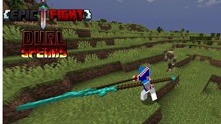 Dual Spears Test  Minecraft Epic Fight Mod  EF Dual Spears [upl. by Alain]