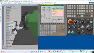 Simulador de Torno CNC CNC Lathe Simulator [upl. by Ahseinet16]