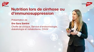 Nutrition lors de cirrhose ou dimmunosuppression [upl. by Ob629]