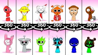 360° VR Incredibox Sprunki  All Phases [upl. by Idet]