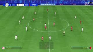 FC 24 Gameplay  Gruzja  Portugalia  Euro 2024 [upl. by Oramlub]