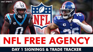 NFL Free Agency Tracker Latest Signings Trades amp Cuts From Day 1 Of 2024 NFL Free Agency [upl. by Kassity]