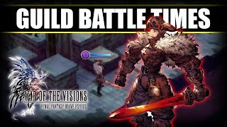 FFBE WoTV GUILD BATTLE Times  LEVEL 99 GAFGARION On New Arena [upl. by Haughay]