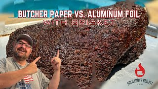 Brisket  Foil Wrap vs Butcher Paper Wrap [upl. by Romanas]