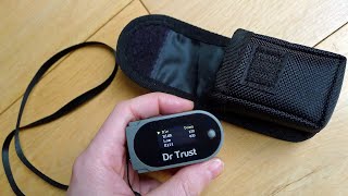 Dr Trust USA Fingertip Pulse Oximeter SpO2 check  204 [upl. by Maire]