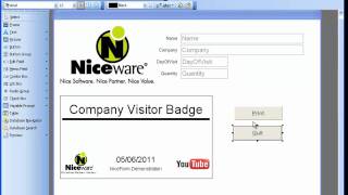 NiceForm Part 2Form Creation in NiceLabel [upl. by Ardme714]