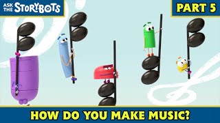 How Do You Make Music Part 510  Ask the StoryBots [upl. by Aral63]