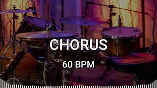 60 BPM I Pop Backing Drum Track I Drum Beat [upl. by Bianchi]