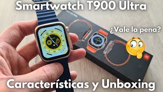 Smartwatch T900 Ultra 👉 ¿vale la pena un reloj así ¡Análisis Completo y Unboxing [upl. by Fabozzi]