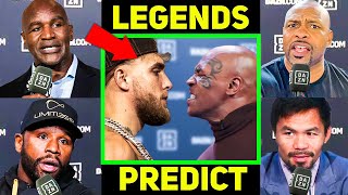 Boxing Legends PREDICT Jake Paul VS Mike Tyson [upl. by Hy]