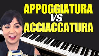 Appoggiatura vs Acciaccatura On The Piano [upl. by Stillman]