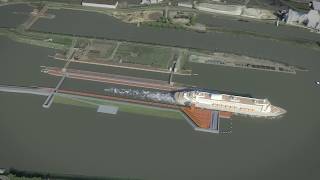 Een visualisatie van de nieuw sluis Ijmuiden [upl. by Ernald]