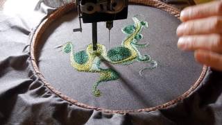 abstract machine embroidery [upl. by Aical]