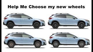 2018 Crosstrek Help Me Choose off road Wheels and tires [upl. by Llennor219]