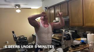 Chugging 6 Beers in under 5 Minutes [upl. by Mariken]