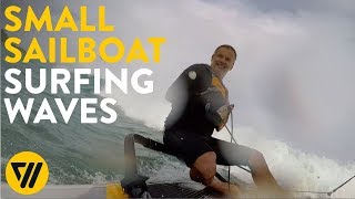 Inflatable Sailboat Surfing in Hawaii  Tiwal 3 [upl. by Bradley]