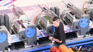 Gallus Labelmaster  Live Demonstration at Gallus Innovation Days 2016 [upl. by Wager739]