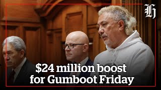 24 million boost for Gumboot Friday  nzheraldconz [upl. by Arrotal]