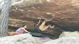 Albarracin Bouldering Eclipse 7b Ankur [upl. by Nihhi7]