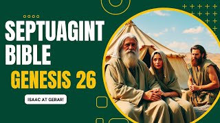 THE SEPTUAGINT BIBLE in ENGLISH  Genesis chapter 26  Audio amp Text [upl. by Aarika]