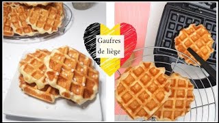 ♥️ COMMENT FAIRE DES GAUFRES BELGES [upl. by Agem112]