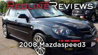 2008 Mazdaspeed3 Review Walkaround Exhaust amp Test Drive [upl. by Jonny]