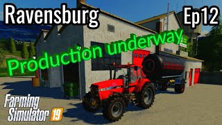 Ravensburg Ep12  Production underway  Xbox series S Timelapse FS19 Farming Simulator 19 [upl. by Elson]