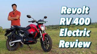 2023 Revolt RV 400 Electric Motorcycle Review  Best EV Bike [upl. by Netsud667]