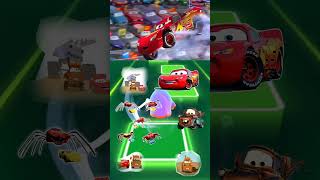 Cars 3 Mater vs Lightning McQueen Exe vs Cruz Ramirez Eater coffindance shortsfeed shorts [upl. by Eneres]