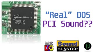 ForteMedia FM801  Realmode MSDOS PCI sound card Is it an alternative to ESS Solo1 [upl. by Aneehsar895]