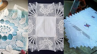 Crochet lace tablecloth Table Runners patterns [upl. by Eneiluj]