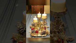 CANDELABROS  VELAS  CENTROS NAVIDEÑOS  IDEAS HERMOSAS amp SENCILLAS christmas trending decor [upl. by Yderf672]