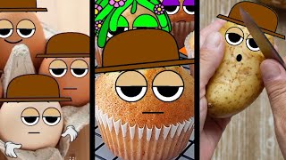 Talking food Sprunki All Episode Eggs and Cupcakes [upl. by Jariv]