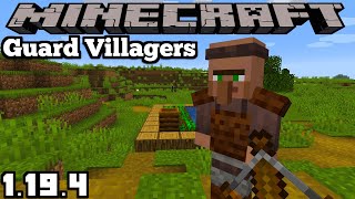 GUARD VILLAGERS MOD UPDATE  MINECRAFT 1194 MOD SHOWCASE [upl. by Robb560]