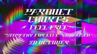 Parquet Courts  Feel Free  Sympathy for Life Visualised Trailer [upl. by Deehsar]