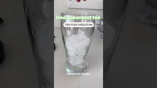 🍃 iced spearmint tea for pcos [upl. by Flinn]