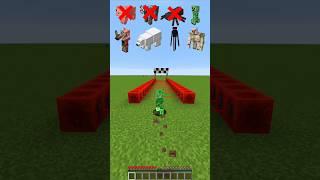 Different mobs vs laser🔥 Minecraft はいよろこんで minecraft shorts [upl. by Alviani]