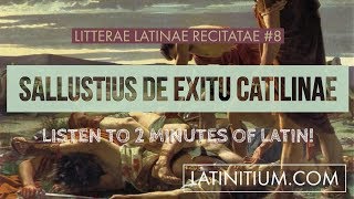 Sallust on the death of Catiline  Latin Texts 8  Learn Latin  32 [upl. by Aitnohs]