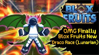 Blox Fruits FINALLY New Draco Race Lunarian Leaks amp Update Release Date [upl. by Thorncombe]