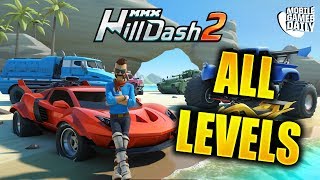 MMX HILL DASH 2  ALL LEVELS 140 iOS Android [upl. by Amaleta]