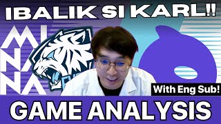 WITH ENGSUB KAILANGAN NA IBALIK SI KARL  MNNE VS ECHO GAME ANALYSIS BY OHMYV33NUS [upl. by Yaron]