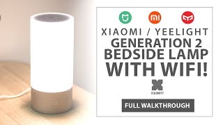 Xiaomi Yeelight Bedside Lamp New WIFI model [upl. by Halsted]