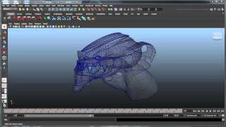 Unfolding a UV Mesh Maya 2011  Part 1 [upl. by Hasin]