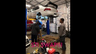 STI Swap on 2000 Impreza GC8 [upl. by Neona]